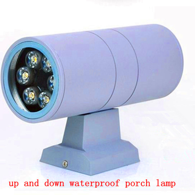 LED 12W wall lamp double side up and down wall light outdoor waterproof porch lights-in Outdoor ...