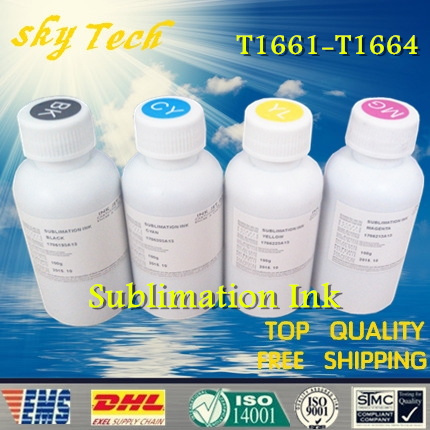 Free shipping,Sublimation ink suit for Epson T1661 T1662 T1663 T1664 ,suit for Epson me101   Epson me10  ,specialized ink