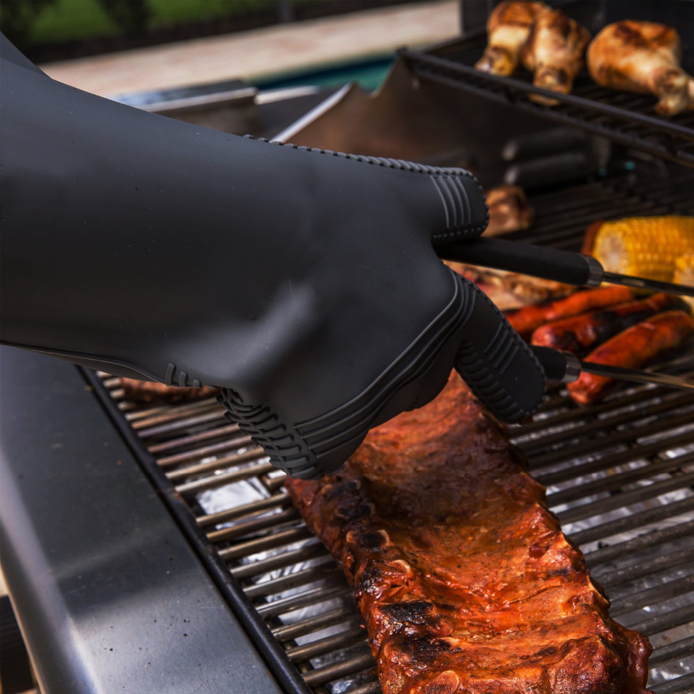 Long Barbecue Gloves (4)