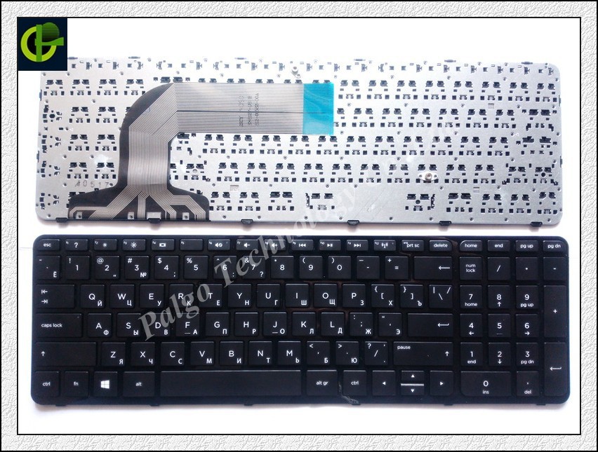 Russian Keyboard for HP Pavilion 17-e000 17-e100 17z-e000 17-e014nr 17-e016dx 17-e017cl 17-e017dx RU Black with frame