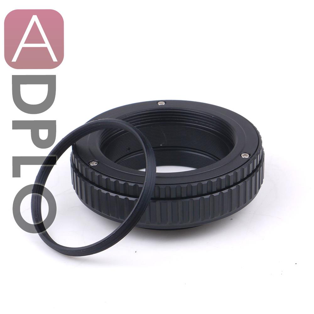 Pixco M39 Lens to M42 Camera Adjustable Focusing Helicoid Ring Adapter 17 -31mm Macro Extension Tube M39-M42