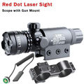 Tactical Hunting Red Laser Sight Scope 20mm Rail Picatinny Mount Gun outside adjust For Rifle Scope