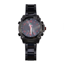 Weide WH-2302 hombres de buceo deportes analógico + Digital cuarzo reloj de pulsera negro + jacinto ( 1 x CR2016 )