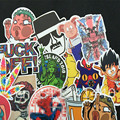 50Pcs car styling home decor Doodle laptop motorcycle bike suitcase decal accessories car sticker covers Car