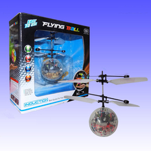 Hot new Kids toys Shiny flying fairy ball flashing toys RC Helicopter Induction flyer Baby RC toys brinquedos Night toy