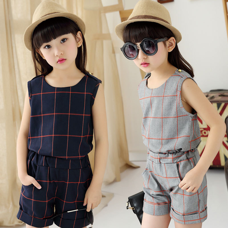 http://g01.a.alicdn.com/kf/HTB1ev2pIpXXXXbhXVXXq6xXFXXX9/3-11-Year-Conjunto-Menina-Clothes-Sets-for-Teenager-Girls-Fashion-Sleeveless-Plaid-Top-Pocket-Shorts.jpg