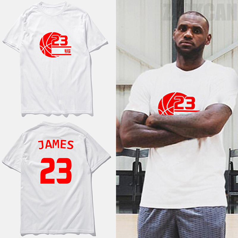 t shirt lebron james uomo rosse