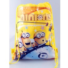 New Style Despicable Me&Minions Kids Cartoon Drawstring Bag Children Backpacks Cute School Bags Mochila Infantil For Gift&Bag