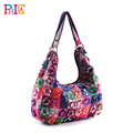 New 2014 Women Leather Handbags Patchwork Designer Brand Fashion