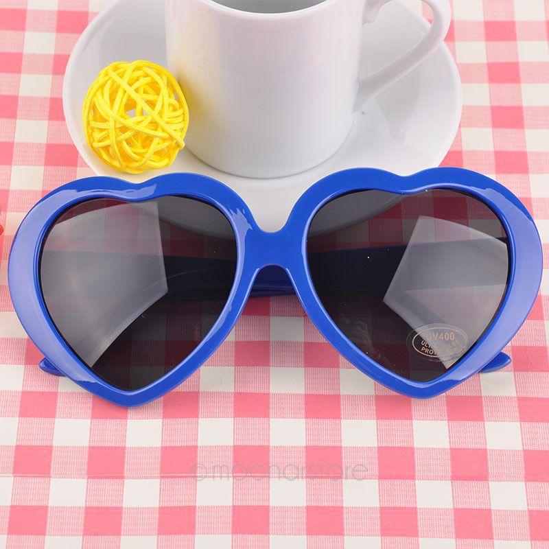 2014 Fashion Stylish Eyewear Sugar Color Retro Heart Shape Vintage Sunglasses Summer Lolita Eyeglasses 2X MPJ032