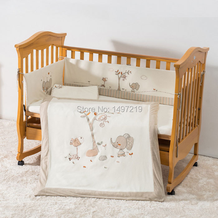 PH077 good quality cot bedding set for newborn baby (3)