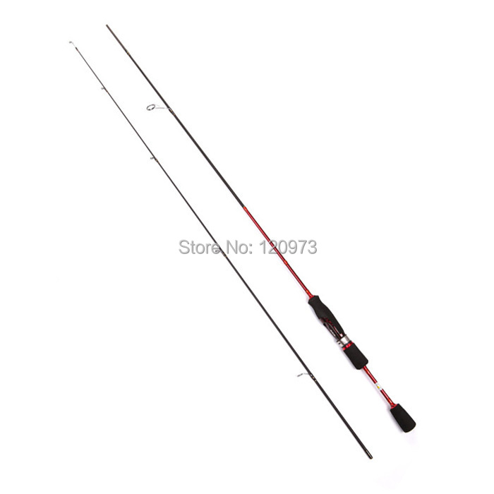 2 Section UL Action Carbon Lure Fishing Rod Super Light Soft Ultra Light Rod Spinning Rod 2-7g Lure Weight