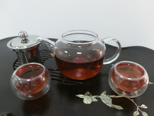 Glass Tea Pot 500ML Flower Coffee Tea Heat Resistant Glass Tea Pot Borosilicate Glass Teapot Kung