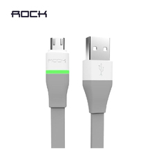 ROCK Original Auto disconnect Data Cable Sync USB Cable For Micro Android Intelligent Control Chip 1m