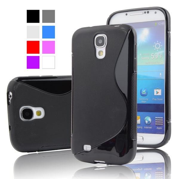 S4 Anti skid Gel TPU S Line Slim Case For Samsung Galaxy SIV S4 i9500 Mobile