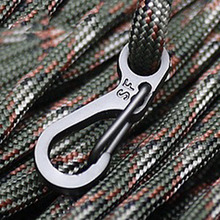 Mini SF Spring Claps Climbing Carabiners EDC Keychain Camping Bottle Hooks Backpack Climbing Claps Tactical Survival