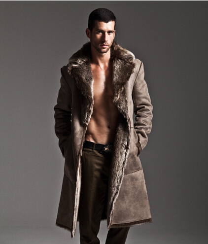 It's free shipping made easy Men's Shearling Sheepskin Coats