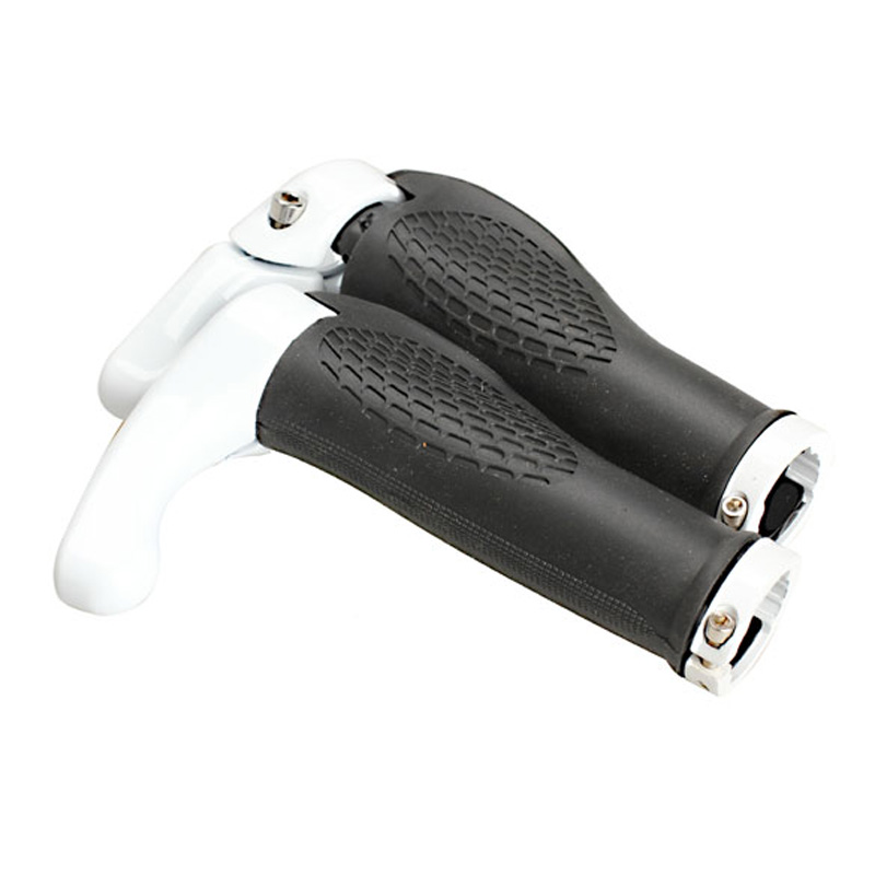 EA14 Bike Bicycles Cycling Ergonomic Lock On Handlebar Grips Bar Ends