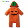 0 18Months Autumn Winter Newborn Rompers Kids Clothes Cartoon Fleece Halloween Baby Jumpsuits Infant Boys Girls