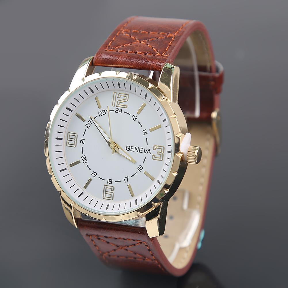 NEW Fashion Men Wristwatches Quartz Men Sports Watches Casual leather Men business Dignty Watch Luxury Brand