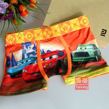 Free shipping 6 pcs 3 10 ages cotton cartoon boxers boy children kids short boxers boys