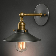 Wall lights pastoral backdrop creative personality concise art home technology industry bedside lamp bar