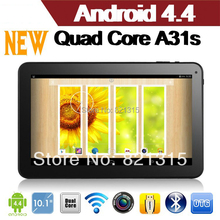 2014 New 10 inch Android 4 4 2 Tablet AllWinner A31S Quad core 10 1 Tablet