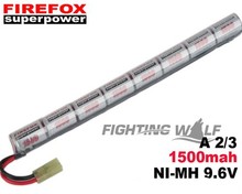 High Quality Hot Sell Durable Firefox Friendly Safe 1500mAh 9.6V Ni-MH Stick Battery Conveient Lightweight Easy to Carrying