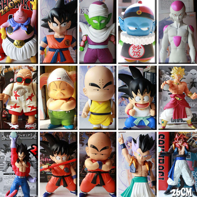 Dragon Ball Z ПВХ Фигурку Игрушки Аниме Dragon Ball Сон Гоку Серии Фигурки Модель Куклы 15 Стили Розничная