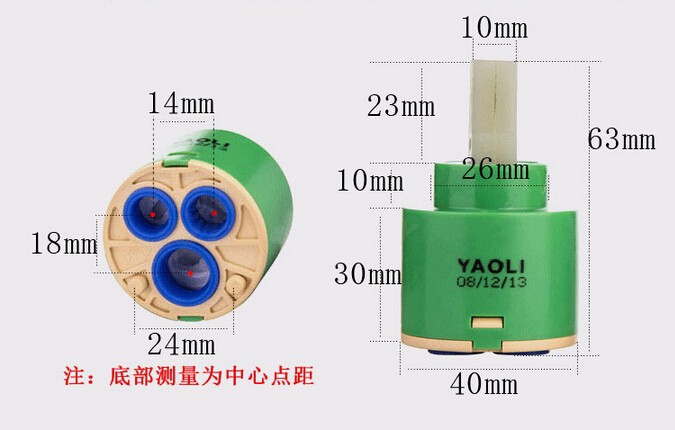 Description Picture 2 of itembulk sale high quality 40 mm or 35 mm size ceramic faucet cartridge faucet valve faucet accessories