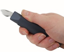 Envío gratis Snap Back Case cuchillo del abrelatas de gran tamaño Grip fondo de caja removedor