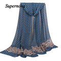 Women Scarf Shawl High quality Ladies Chiffon Autumn Winter Soft Wrap Shawl Dot from india foulard