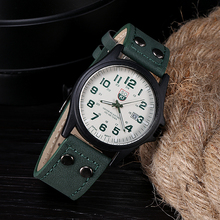 Brand Sport Military Watches Fashion Casual Quartz Watch Leather Analog Men 2015 New SOKI Luxury Wristwatch
