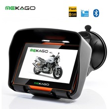 Free Shipping 4.3 Inch Motorcycle GPS Navigation System – Waterproof, 8GB Internal Memory, Bluetooth,Map