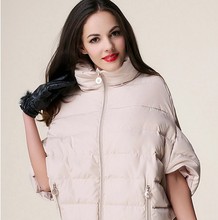 2015 Sale Full New Ladies Fashion Down Coat Winter Jacket Outerwear Bat Sleeve In Thick Women