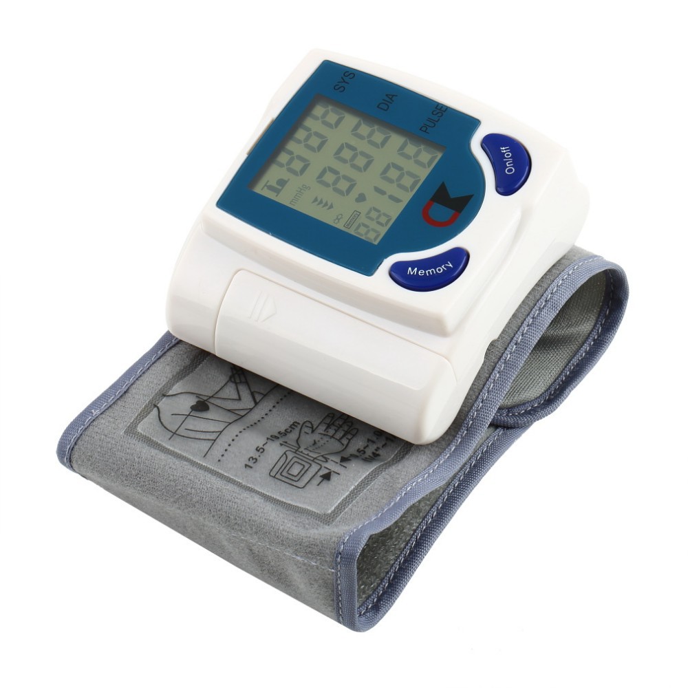 Digital LCD Wrist Arm Blood Pressure Monitor With Heart Beat Rate Pulse Measure Health Care Monitors Wholesale Store