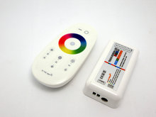 DC12 24A RGBW led controller 2 4G touch screen RF remote control for led stript 1set