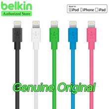 REFUSE FAKE! Belkin Original MFi Certified 8-pin Lightning Cable (charge+sync) with Package for iPhone6 Free Shipping Blue 1.2m