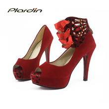 2016 New Pumps Woman Gladiator Party Shose Women Shoes Fashion Europe Ladies Fish Head High Heels Shoe Sandals women pumps