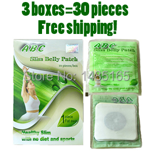 Buy now get blueberry gift ABC slimming belly patch navel stick diet pad weight loss patch