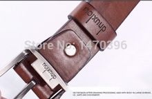 New Men s Waistband Casual Dress Leather Pin Metal Buckle Belt Black Brown Strap