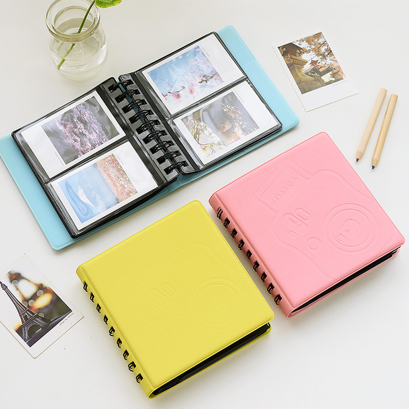 68 pockets mini instax photo album holder color book style album for 3 inch mini fuji 68 pockets mini instax photo album holder color book style album for 3 inch mini fuji