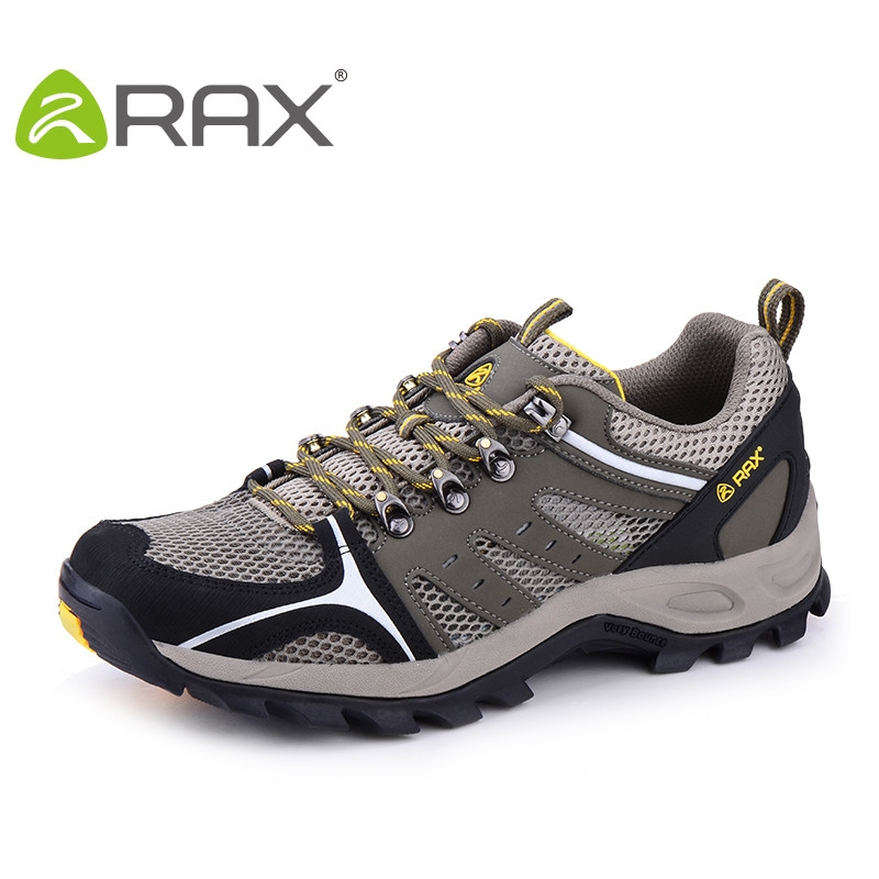 Фотография Rax Men Casual Shoes To Help Low Breathable Mesh Leather Shoes Spring And Summer Mens Outdoor Shoes #B2292