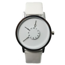 PAIDU Casual Brand Watch Men Women Simple Fashion Quartz Watch Classical Black and White Leather Band