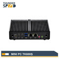 Free Shipping Fanless OEM Mini PC Windows Embedded TK600S Intel AES on CPU PFsense VPN Router