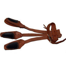 1pc Outdoors Hunting Supplies Traditional Archery Shooting Protect Glove Bows Brace Three Fingers Leather Guard Gloves
