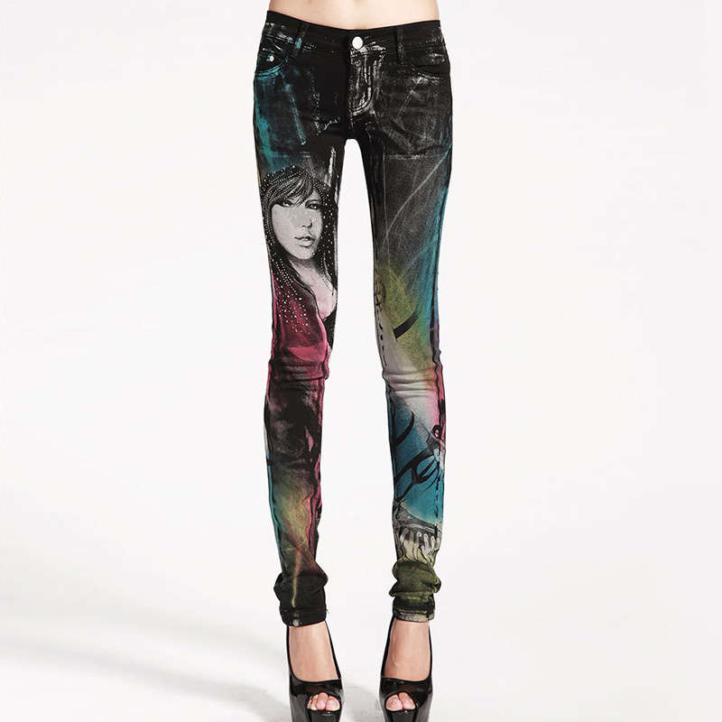 printed jeans for ladies