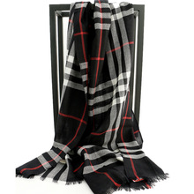 100%Wool 65X220CM Long Scottish Plaid Winter Scarf for Men/Women 2016 Autumn Luxury Brand Designer Unisex Scarves Tartan