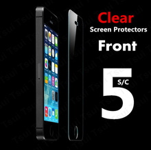 1Pcs Front Full body Transparent clear screen protector for iPhone 5 5S 5C clear screen protective film with cleaning cloth
