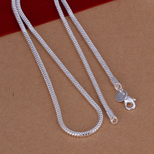 Free Shipping Wholesale 925 Silver Necklaces Pendants 925 Silver Fashion Jewelry 3M 16 24 Snake